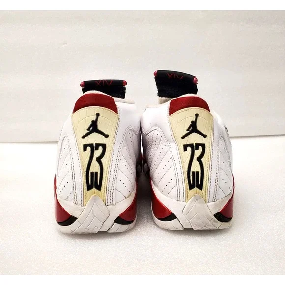 Size 8- Air Jordan 14 Retro 2012 Candy Cane 487471-101 - www  display picture 2